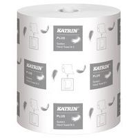 Papírové ručníky Katrin System Plus 2vrstvé, 100 m, bílé, 6 ks