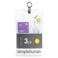 Pytle na odpadky do odpadkových košů Pocket Liner 20 l (E) – Simplehuman