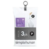 Pytle na odpadky do odpadkových košů Pocket Liner 50–60 l (P) – Simplehuman