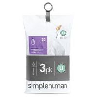 Pytle na odpadky do odpadkových košů Pocket Liner 55 l (U) – Simplehuman