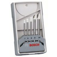 Bosch - 5dílná sada vrtáků na dlaždice CYL-9 Ceramic 4,0, 5,0, 6,0, 8,0, 10,0 mm