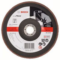 Bosch - Lamelové brusné kotouče X571, Best for Metal, lomené provedení - EN 13743