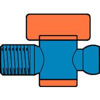 robinets standard 1/4'' NPT mâle