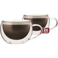 Skleněný termošálek Maxxo Cappucino 0,3 l