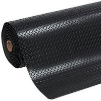 Protiúnavové průmyslové rohože Cushion Trax s diamantovým povrchem, černá, šířka 90 cm