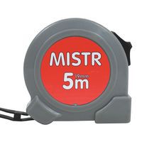 TOPTRADE metr svinovací, „MISTR“, jednobrzdový, 19 mm x 5 m