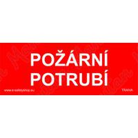 Požární tabulky - Požární potrubí