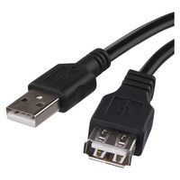 USB kabel 2.0, A vidlice - A zásuvka, 2 m