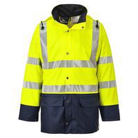 Reflexní nepromokavá bunda Sealtex Ultra Hi-Vis, modrá/žlutá