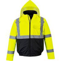 Reflexní nepromokavá bunda Hi-Vis Two-Tone, žlutá/černá