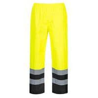 Reflexní kalhoty Duo Hi-Vis, černé/žluté