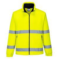 Reflexní fleecová bunda Essential Hi-Vis, žlutá