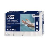 Papírové ručníky Tork Xpress Premium Soft 2vrstvé, 170 útržků, bílé, 12 ks