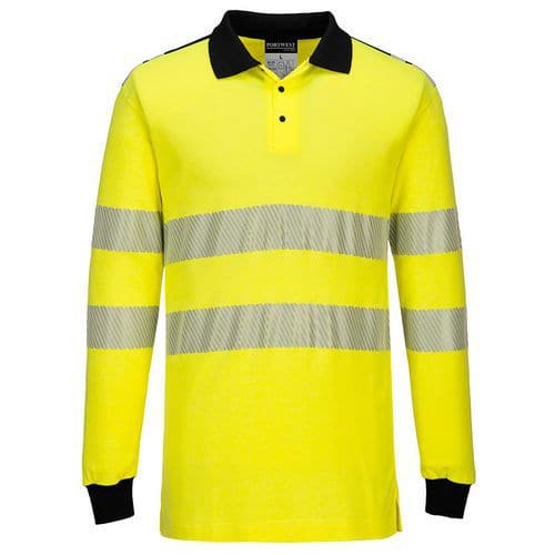 FR Hi-Vis polokošile, černá/žlutá