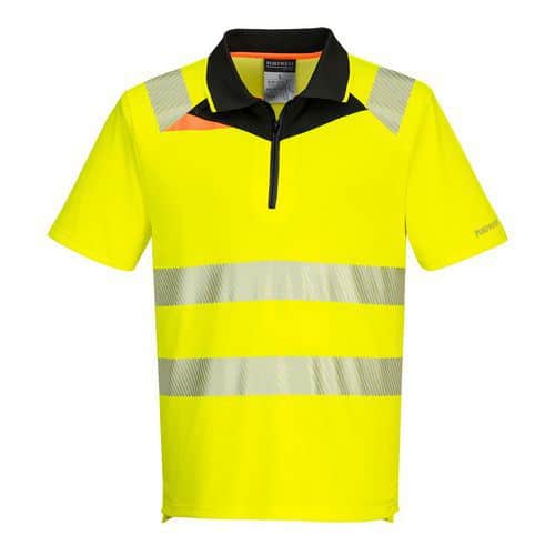 Polokošile DX4 Hi-Vis S/S, černá/žlutá