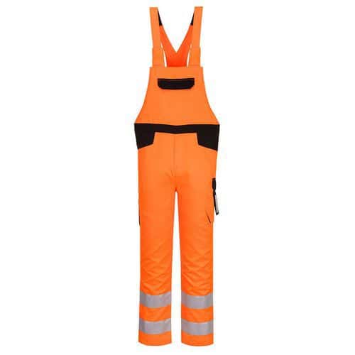 PW2 HiVis laclové kalhoty, černá/oranžová