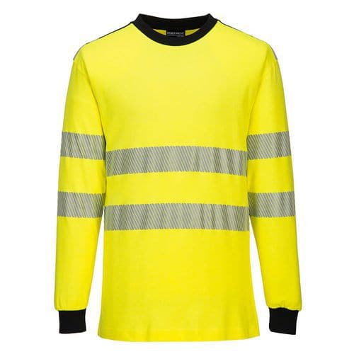 Tričko Hi-Vis odolné proti ohni WX3, černá/žlutá