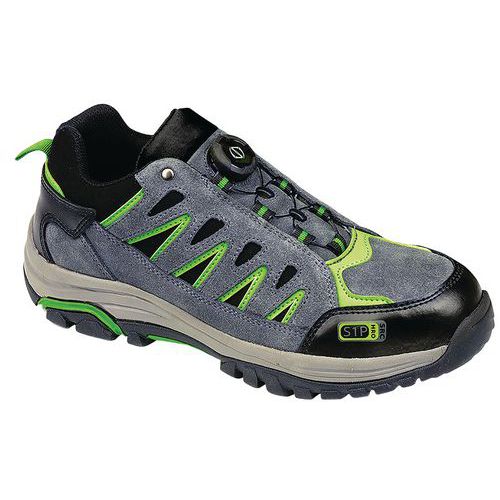 Steelite Wire Lace Safety Trainer S1P HRO, zelená/šedá