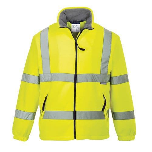 Fleece bunda Eco Hi-Vis, žlutá