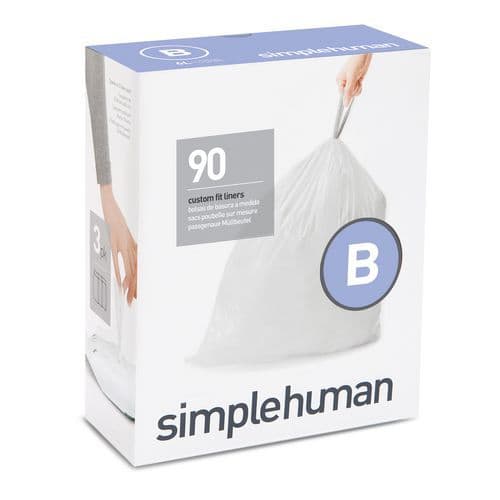 Pytel na odpadky 6 l (B) 3 x 30 kusů Simplehuman