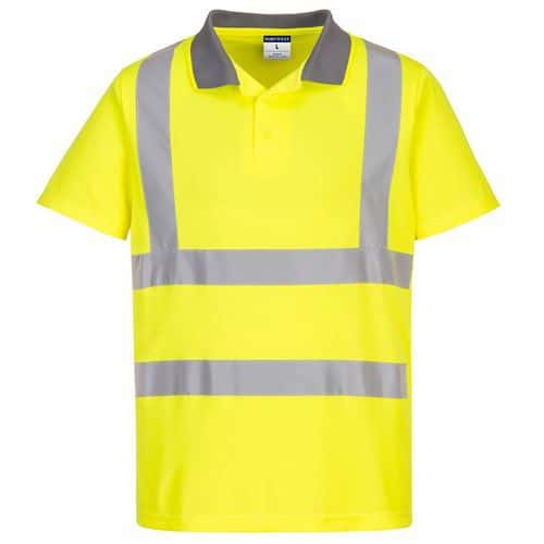 Eco Hi-Vis S/S Polo, 6 ks v balení, žlutá