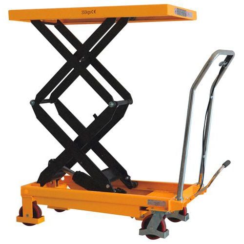 Mobilní zvedací hydraulický stůl D-Lift, do 350 kg, deska 91 x 50 cm