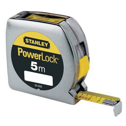 Svinovací metr Stanley Powerlock s přímým odečtem, 5 m