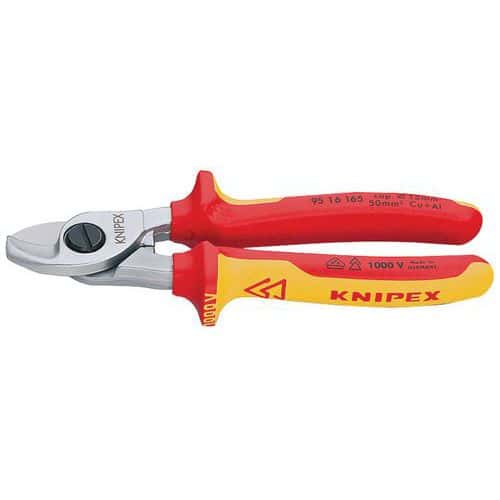 Nůžky na izolované kabely Knipex, délka 165 mm