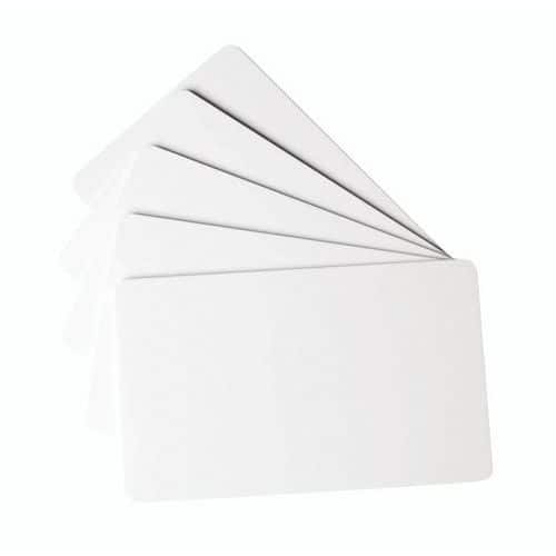 Plastové karty pro tiskárnu karet Duracard ID 300, bílá, 100 ks