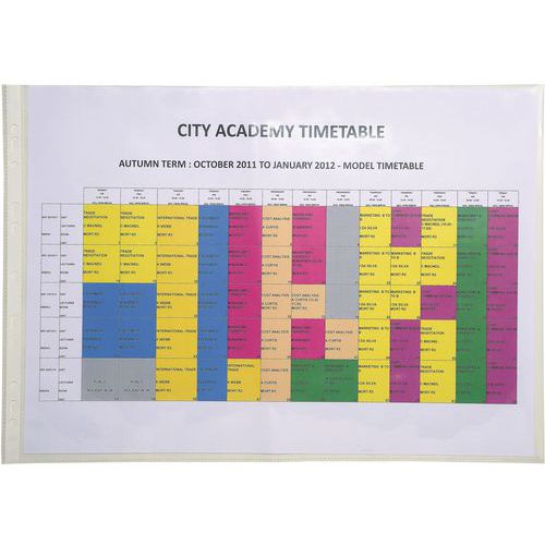 Transparentní zakládací obaly A3