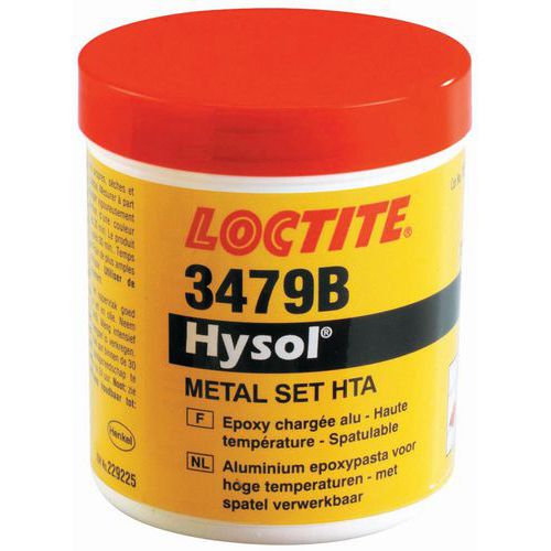 Dvousložkové epoxidové lepidlo plněné kovem Loctite 3479, vysokoteplotní, 500 g