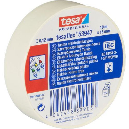 Elektroizolační PVC pásky Tesa, šířka 15 mm