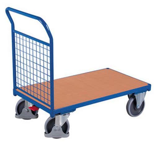 Plošinové vozíky s madlem s mřížovou výplní, do 500 kg