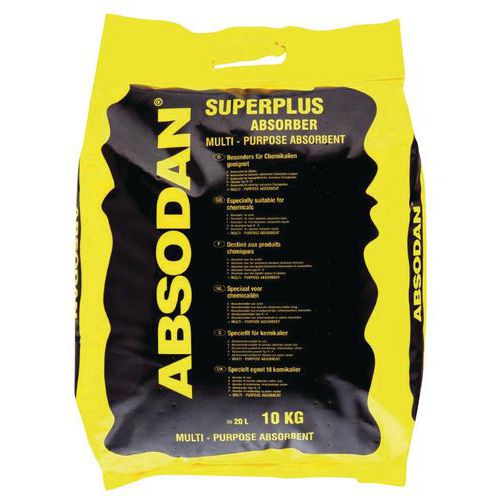 Sypký sorbent Absodan Super Plus, sorpční kapacita 10,5 l, balení 10 kg