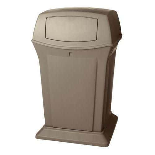 Plastový venkovní odpadkový koš Rubbermaid Aston, 170 l