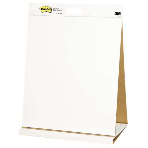 Samolepicí stolní flipchart Post it Table Top, 20 listů