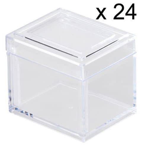 Plastové LAB boxy, transparentní