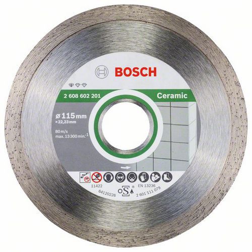 Bosch - Diamantové řezné kotouče Standard for Ceramic pro úhlové brusky