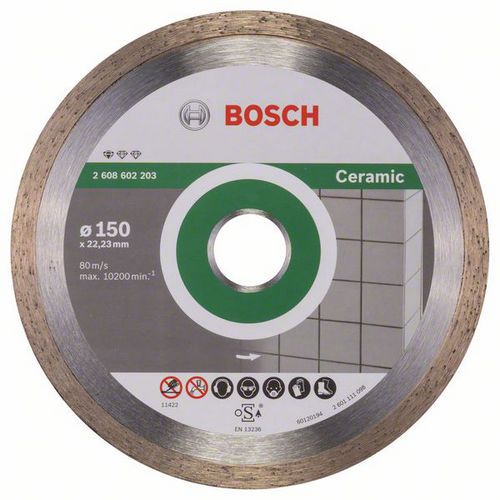 Bosch - Diamantové řezné kotouče Standard for Ceramic pro úhlové brusky