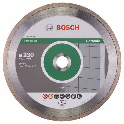 Bosch - Diamantové řezné kotouče Standard for Ceramic pro úhlové brusky