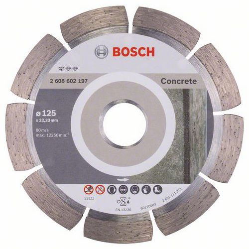 Bosch - Diamantové řezné kotouče Standard for Concrete pro úhlové brusky