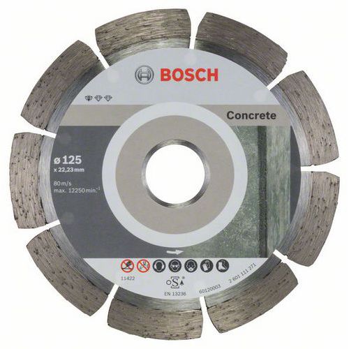 Bosch - Diamantové řezné kotouče Standard for Concrete pro úhlové brusky