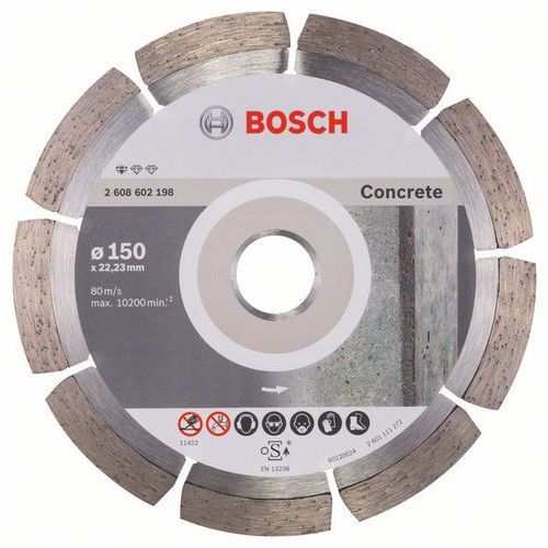 Bosch - Diamantové řezné kotouče Standard for Concrete pro úhlové brusky