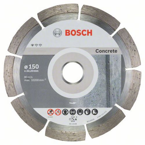 Bosch - Diamantové řezné kotouče Standard for Concrete pro úhlové brusky