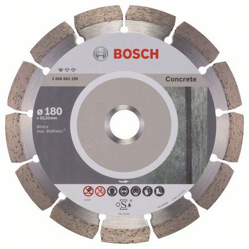 Bosch - Diamantové řezné kotouče Standard for Concrete pro úhlové brusky