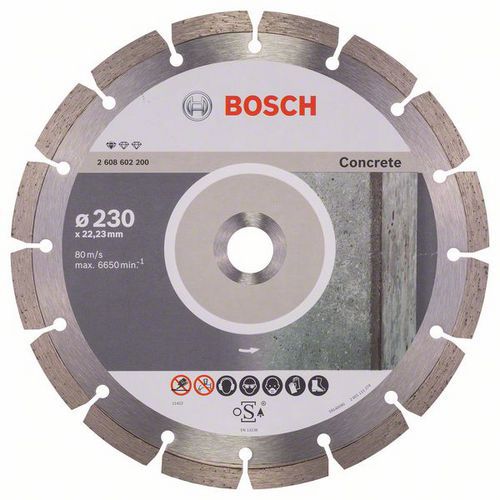 Bosch - Diamantové řezné kotouče Standard for Concrete pro úhlové brusky