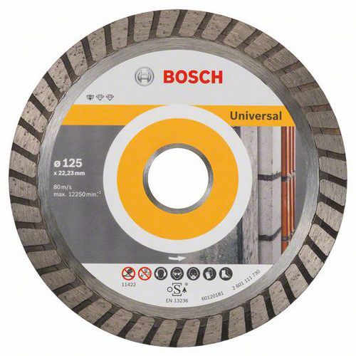 Bosch - Diamantové řezné kotouče Standard for Universal Turbo pro úhlové brusky