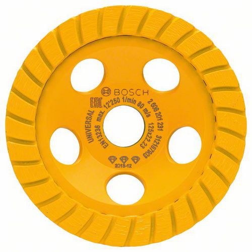 Bosch - Diamantový hrncový kotouč Best for Universal Turbo 125 x 22,23 x 5 mm