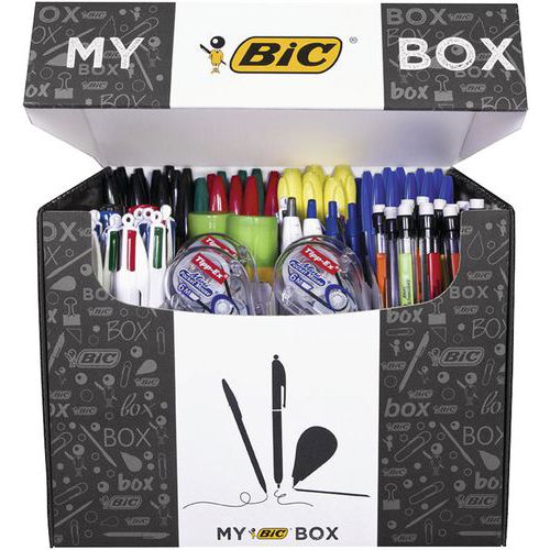 My BIC box, sada se 124 psacími a korekčními výrobky