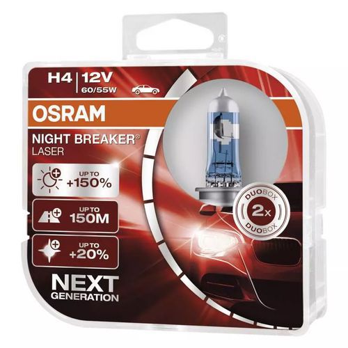 Autožárovka OSRAM H4, 55 W, 12 V, 64193 NBL, 2 ks